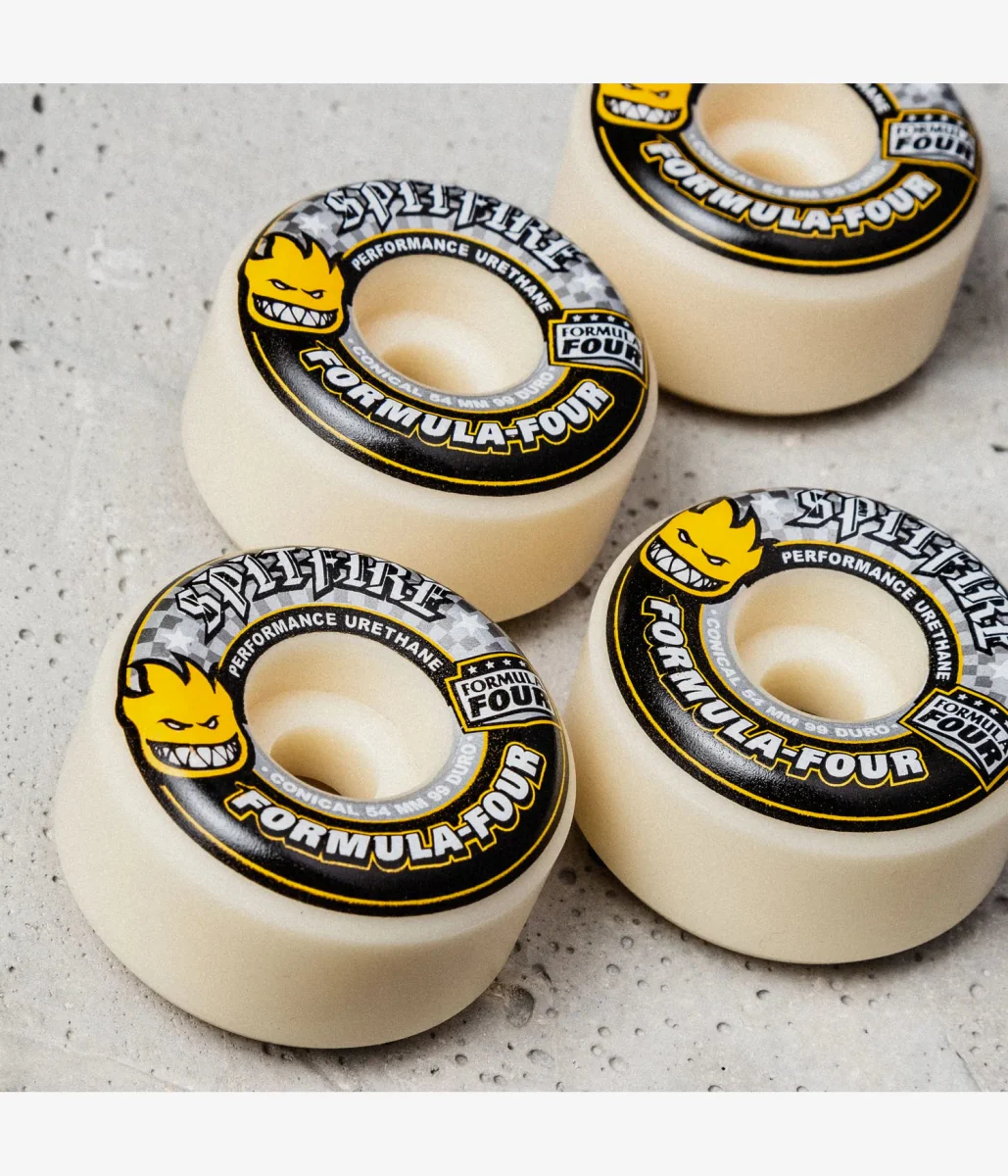 54 mm F4 99D Conical Yellow Print - Roues de Skate – Image 4